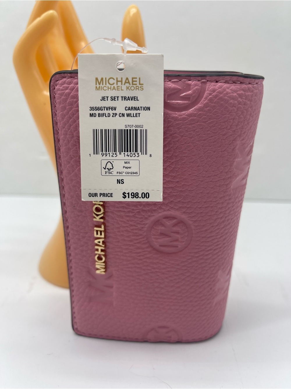 MICHAEL KORS Jet Set Travel Md Zip CoinLogo Debossed Bifold Wallet
Carnation
NWT - Picture 16 of 16